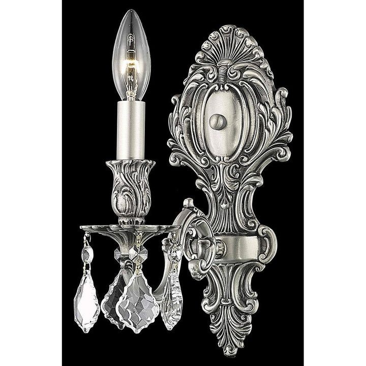 Elegant Monarch 9601W5PW/RC Wall Sconce Light - Pewter