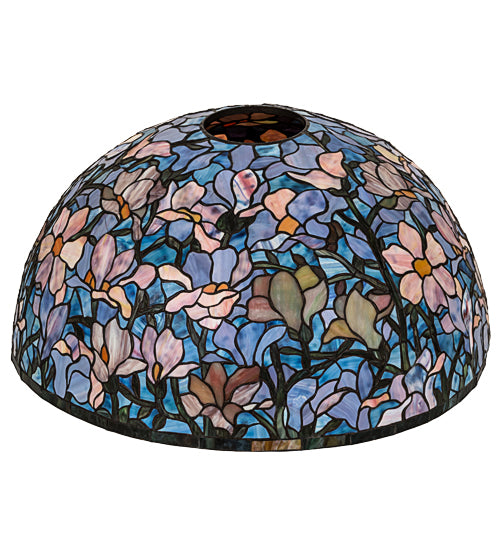 Meyda Tiffany Lighting 49875 Tiffany Magnolia Shade Lamp Shade Bronze / Dark