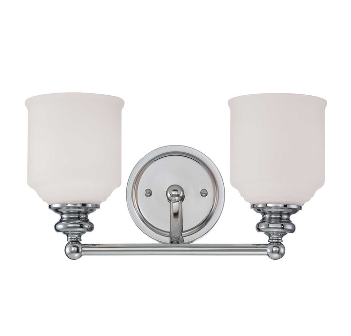 Savoy House Melrose 8-6836-2-11 Bath Vanity Light 15 in. wide - Polished Chrome