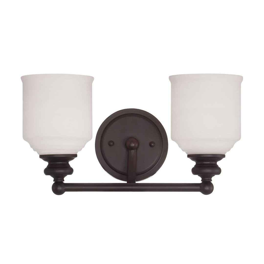 Savoy House Melrose 8-6836-2-13 Bath Vanity Light 15 in. wide - English Bronze