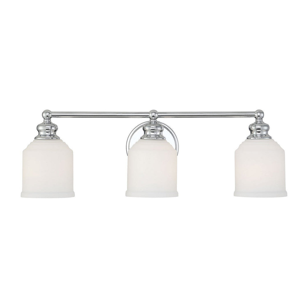 Savoy House Melrose 8-6836-3-11 Bath Vanity Light 24 in. wide - Polished Chrome