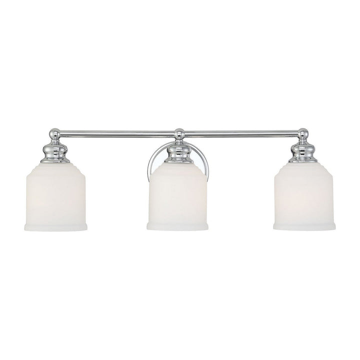 Savoy House Melrose 8-6836-3-11 Bath Vanity Light 24 in. wide - Polished Chrome