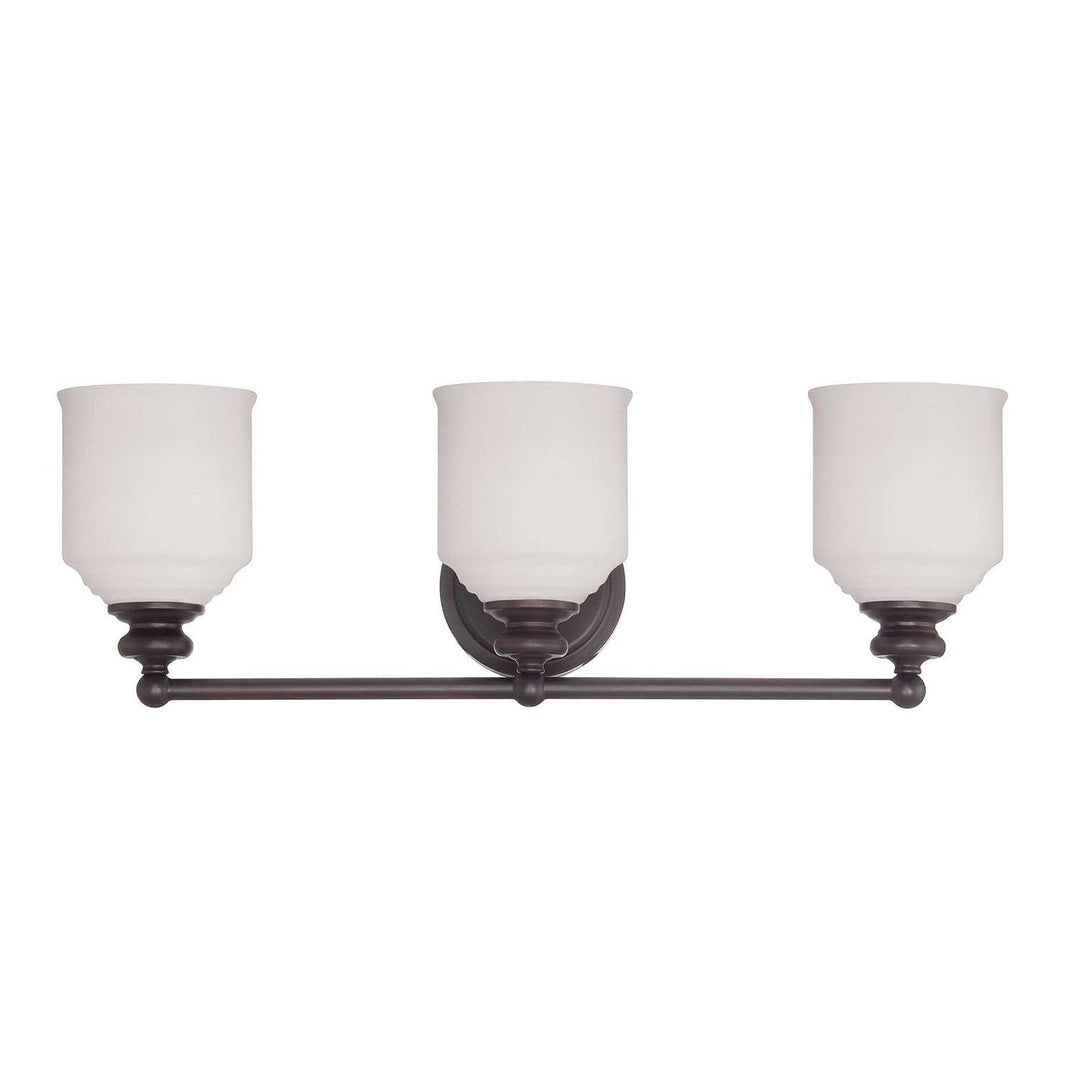 Savoy House Melrose 8-6836-3-13 Bath Vanity Light 24 in. wide - English Bronze