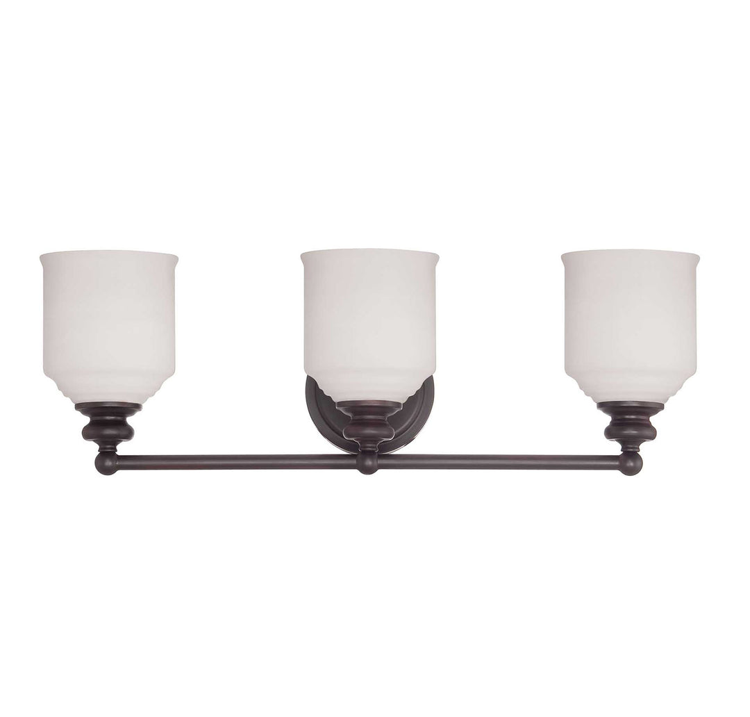 Savoy House Melrose 8-6836-3-13 Bath Vanity Light 24 in. wide - English Bronze