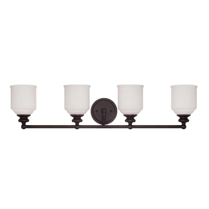 Savoy House Melrose 8-6836-4-13 Bath Vanity Light 34 in. wide - English Bronze