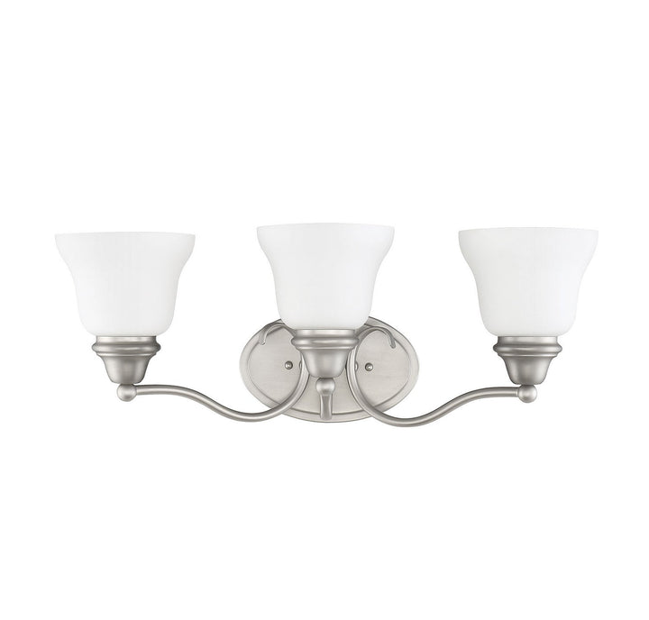 Savoy House Yates 8-6837-3-69 Bath Vanity Light 23 in. wide - Pewter
