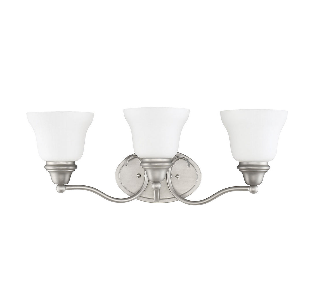 Savoy House Yates 8-6837-3-69 Bath Vanity Light 23 in. wide - Pewter
