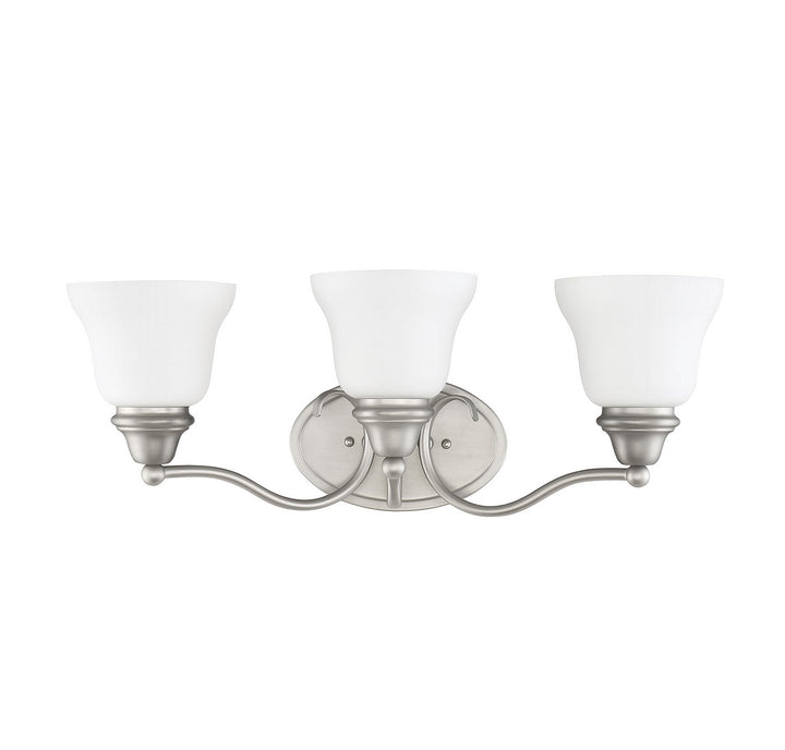 Savoy House Yates 8-6837-3-69 Bath Vanity Light 23 in. wide - Pewter
