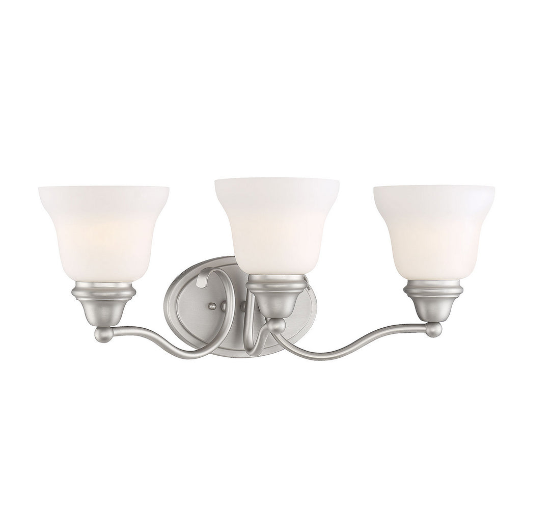 Savoy House Yates 8-6837-3-69 Bath Vanity Light 23 in. wide - Pewter