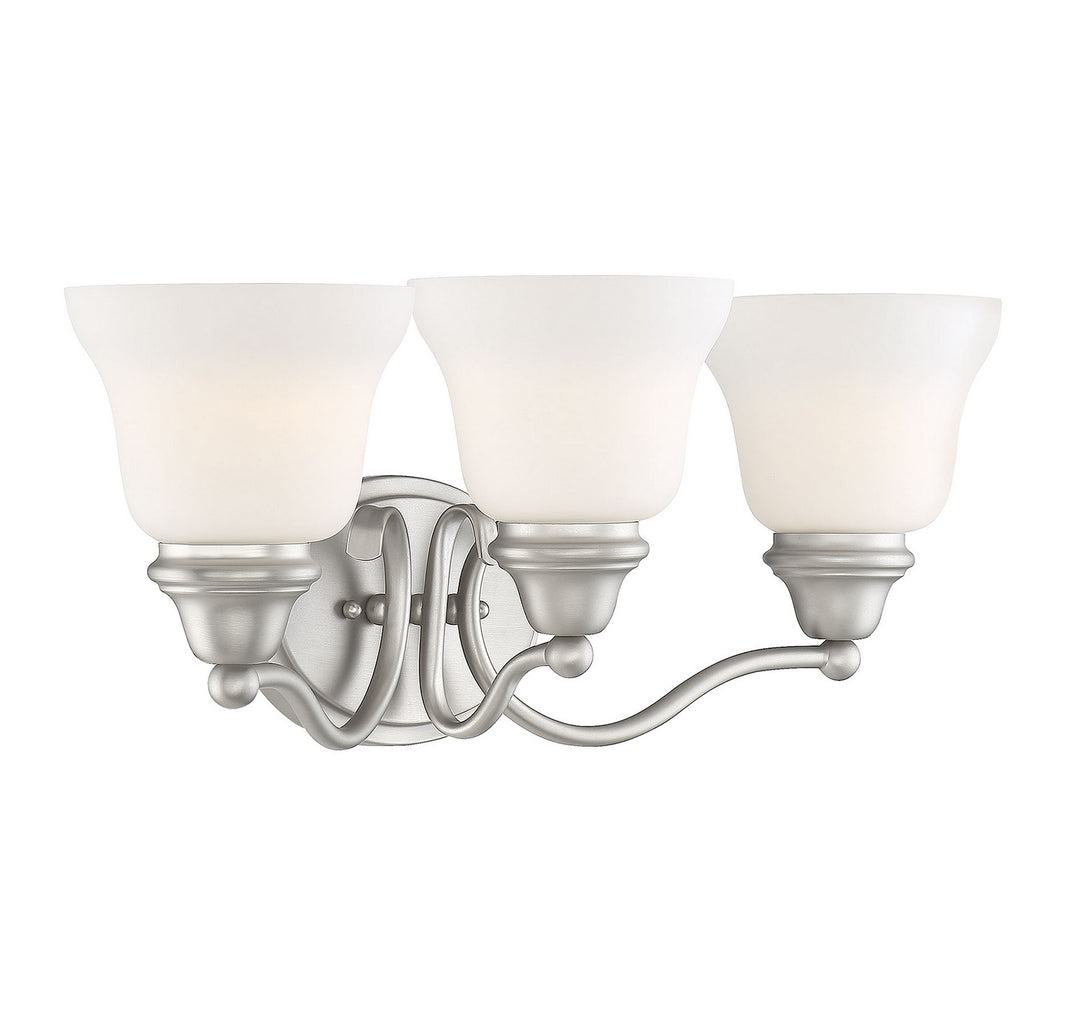 Savoy House Yates 8-6837-3-69 Bath Vanity Light 23 in. wide - Pewter
