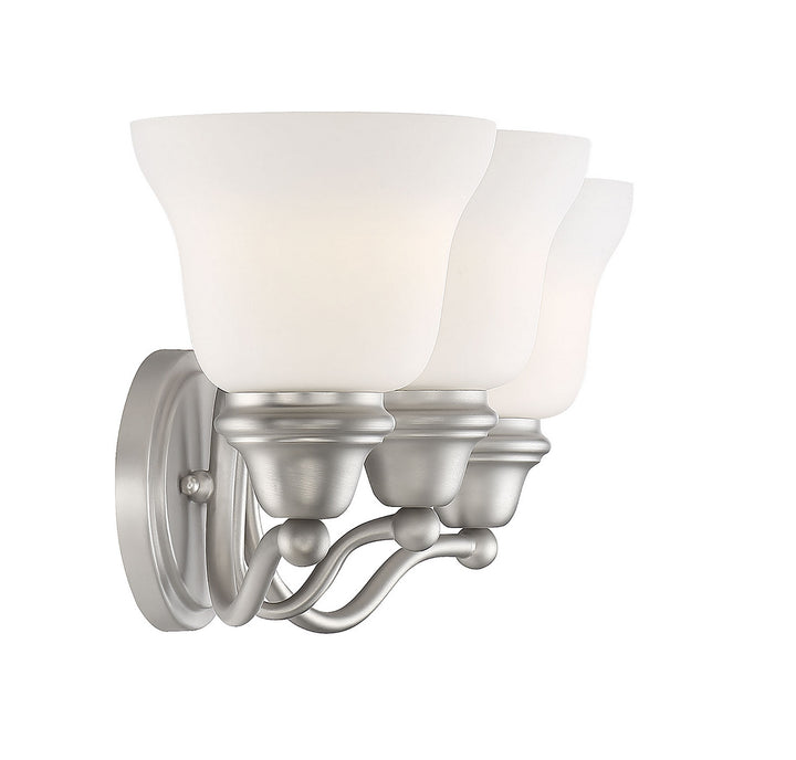 Savoy House Yates 8-6837-3-69 Bath Vanity Light 23 in. wide - Pewter