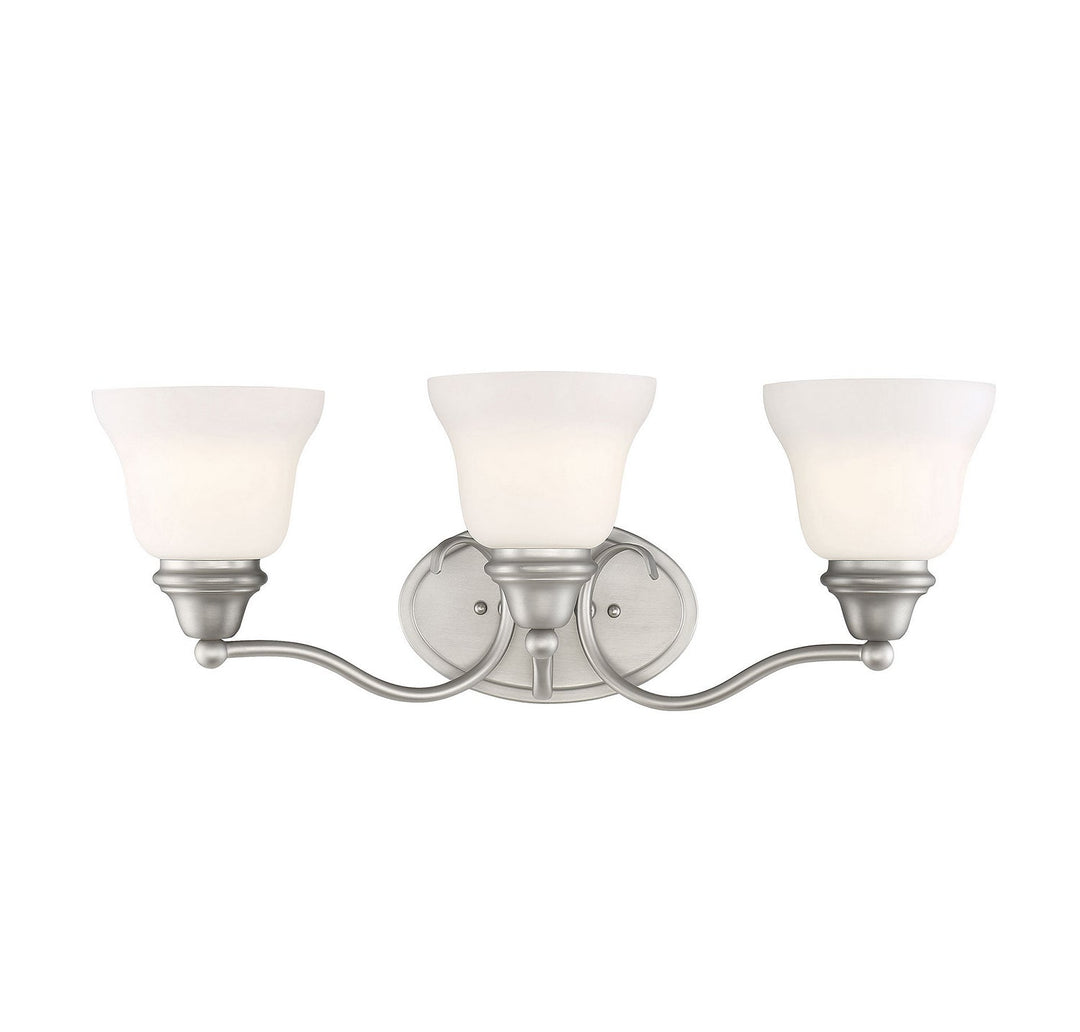 Savoy House Yates 8-6837-3-69 Bath Vanity Light 23 in. wide - Pewter