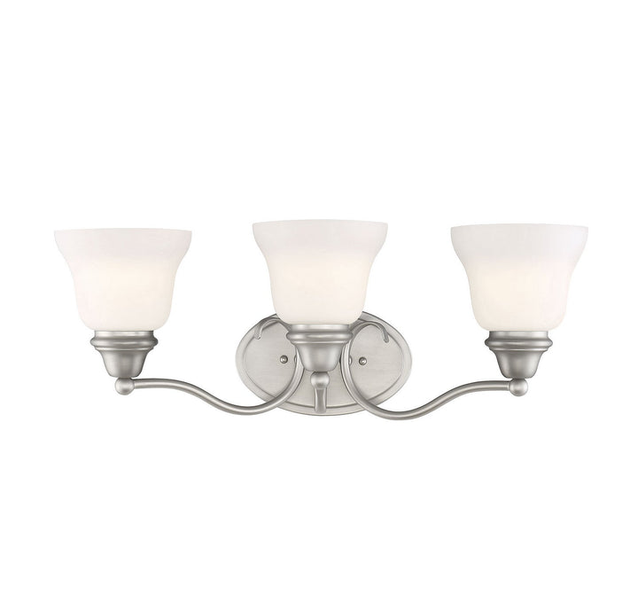 Savoy House Yates 8-6837-3-69 Bath Vanity Light 23 in. wide - Pewter