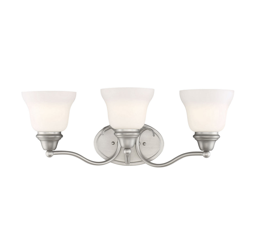 Savoy House Yates 8-6837-3-69 Bath Vanity Light 23 in. wide - Pewter
