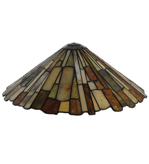 Meyda Tiffany Lighting 49920 Delta Shade Lamp Shade Bronze / Dark