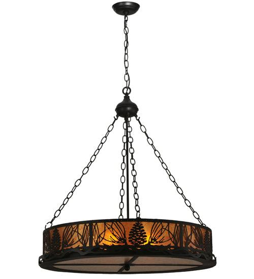 Meyda Tiffany Mountain Pine 50026 Chandelier Light - Antique Copper