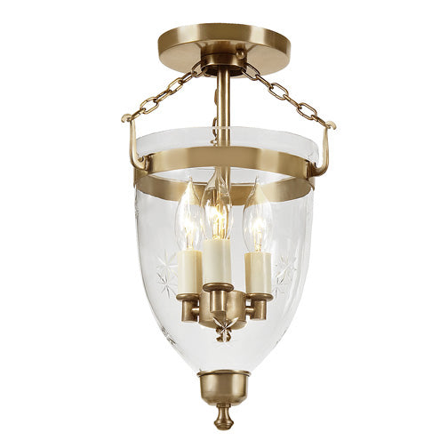 JVI Designs Danbury 1166-10 Ceiling Light - Rubbed Brass