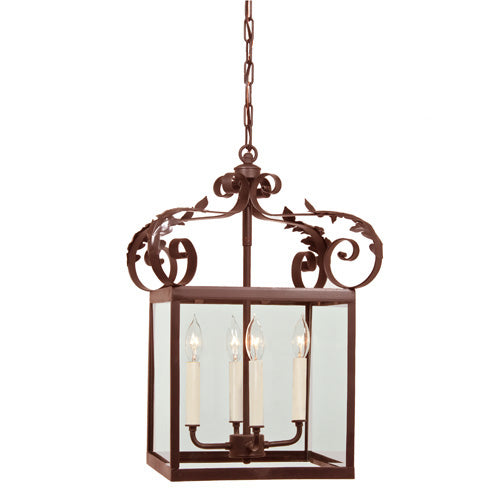 JVI Designs Scroll 3012-22 Pendant Light - Rust