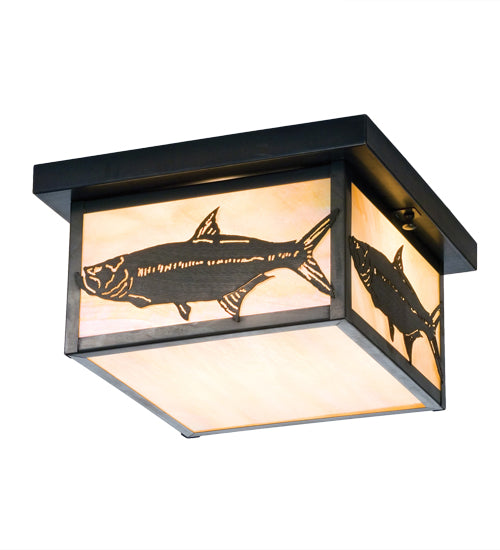 Meyda Tiffany Tarpon 50088 Ceiling Light - Craftsman Brown