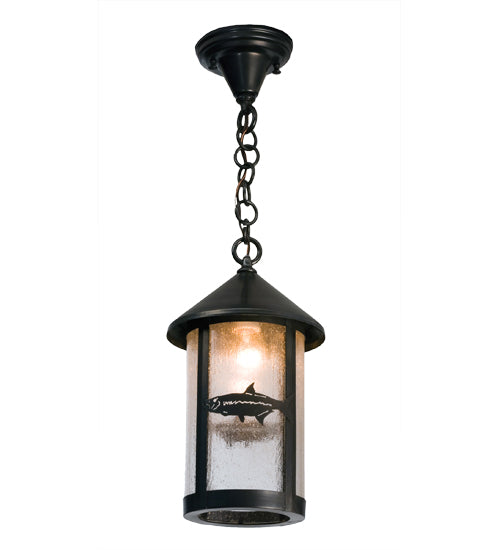 Meyda Tiffany Lighting 50096 Tarpon One Light Pendant Outdoor Bronze / Dark