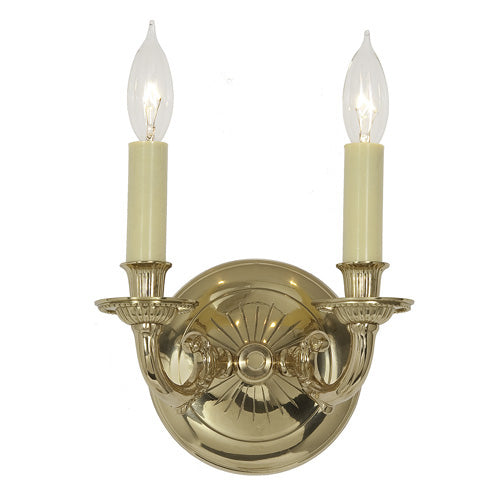 JVI Designs Ray 248-01 Wall Light - Polished Brass
