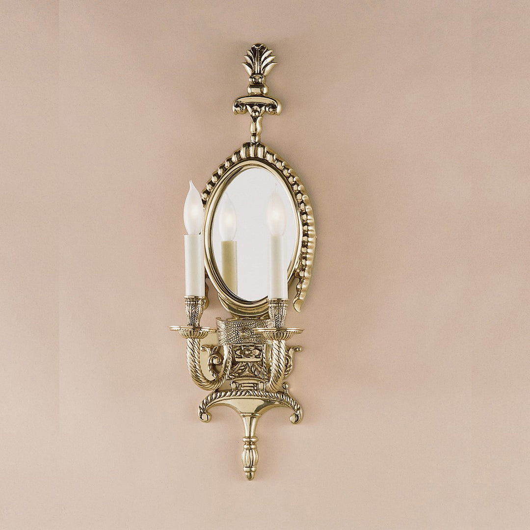 JVI Designs Traditional Brass 558-05 Wall Light - Antique Brass