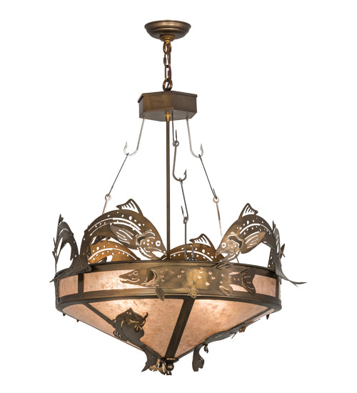 Meyda Tiffany Catch Of The Day 50168 Pendant Light - Antique Copper