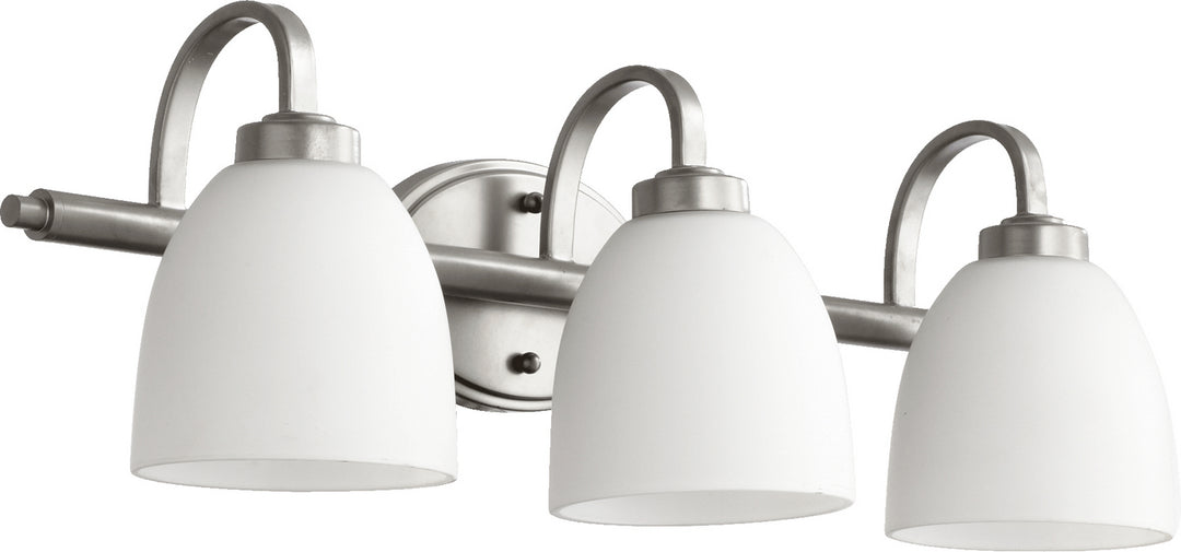 Quorum Reyes 5060-3-64 Bath Vanity Light 25 in. wide - Classic Nickel