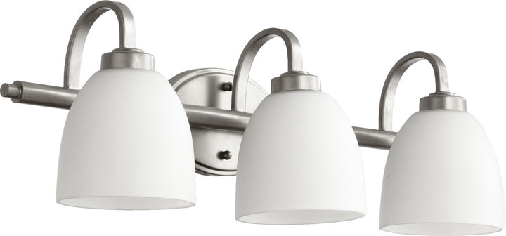 Quorum Reyes 5060-3-64 Bath Vanity Light 25 in. wide - Classic Nickel