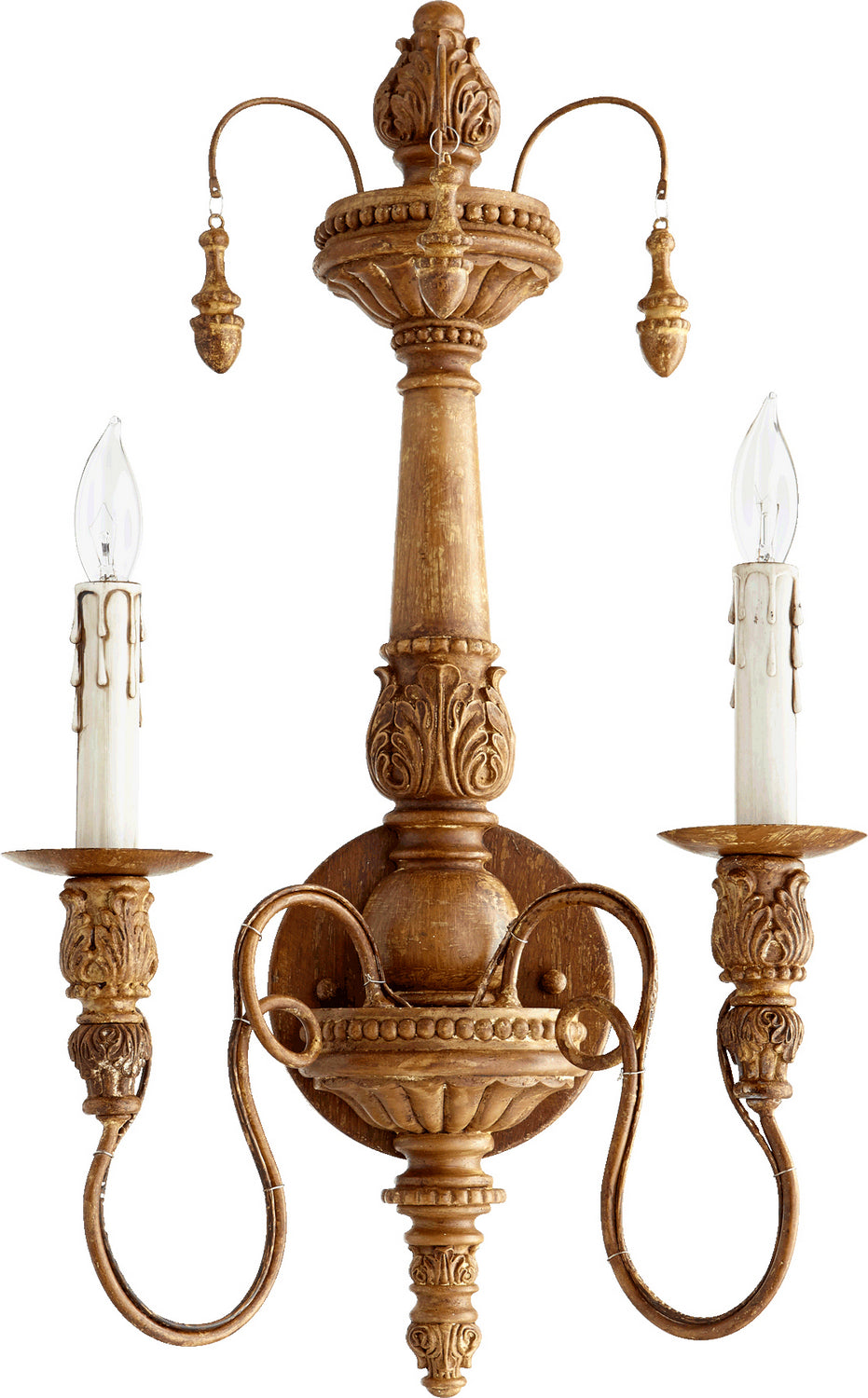 Quorum Salento 5506-2-94 Wall Sconce Light - French Umber