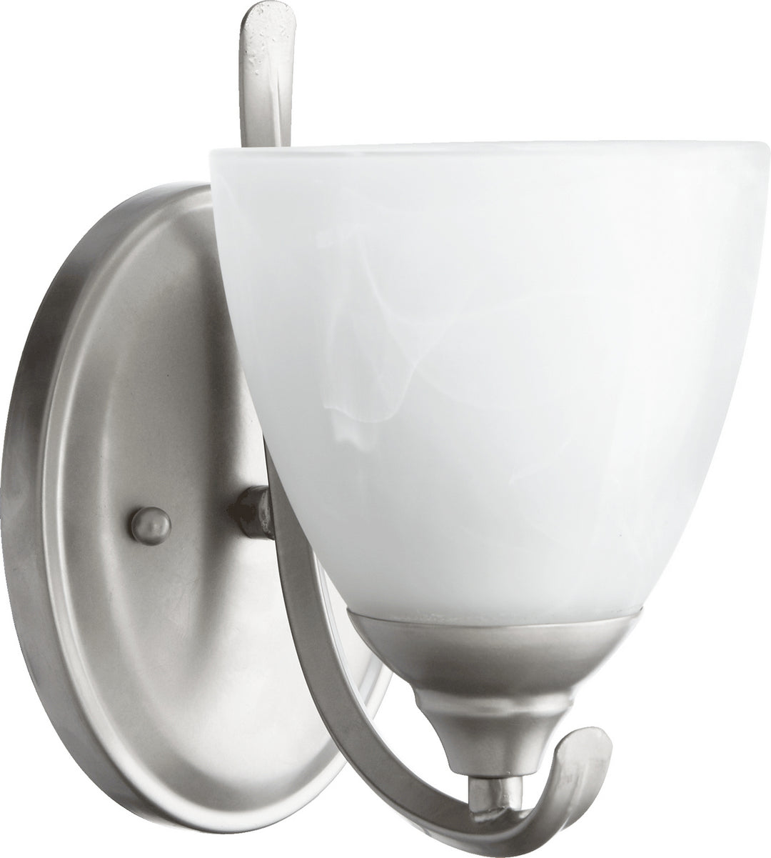 Quorum Powell 5508-1-64 Wall Sconce Light - Classic Nickel