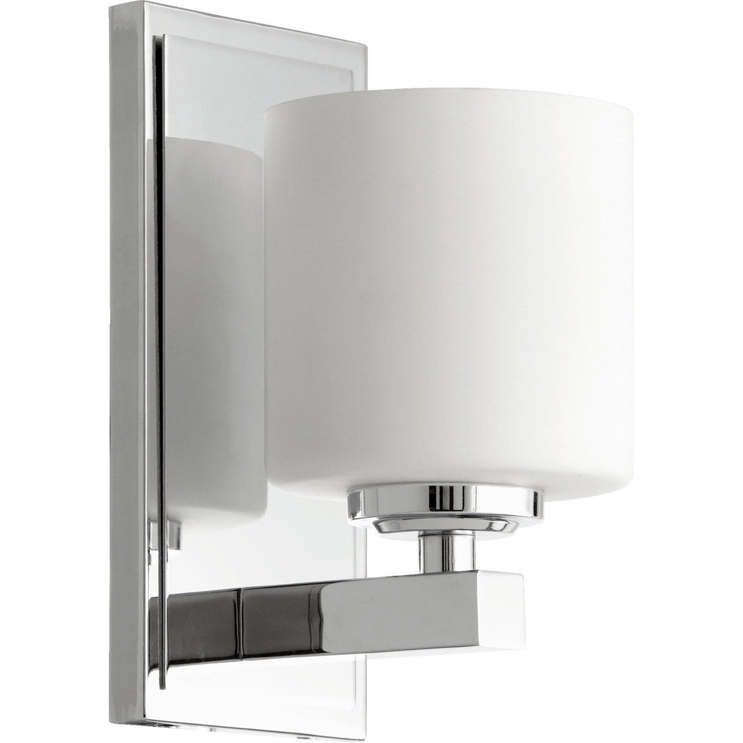 Quorum 5669 Cylinder Series 5669-1-14 Wall Sconce Light - Chrome