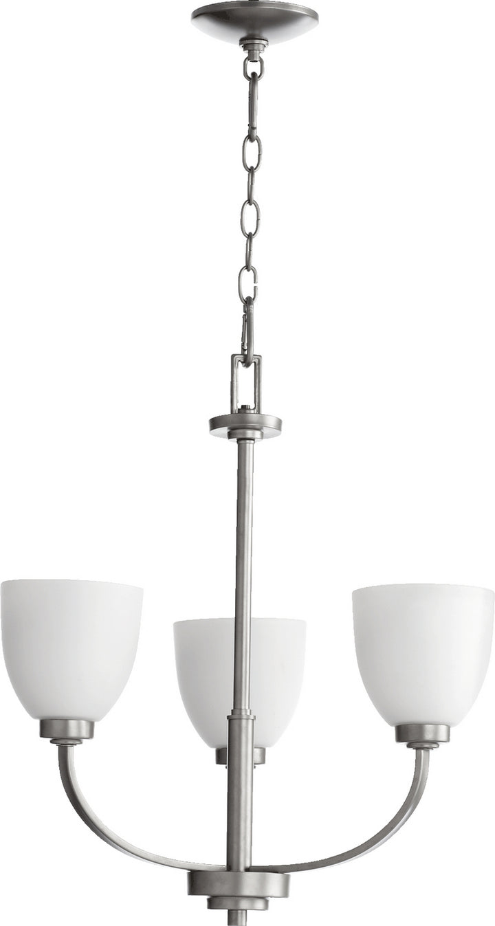 Quorum Reyes 6060-3-64 Chandelier Light - Classic Nickel