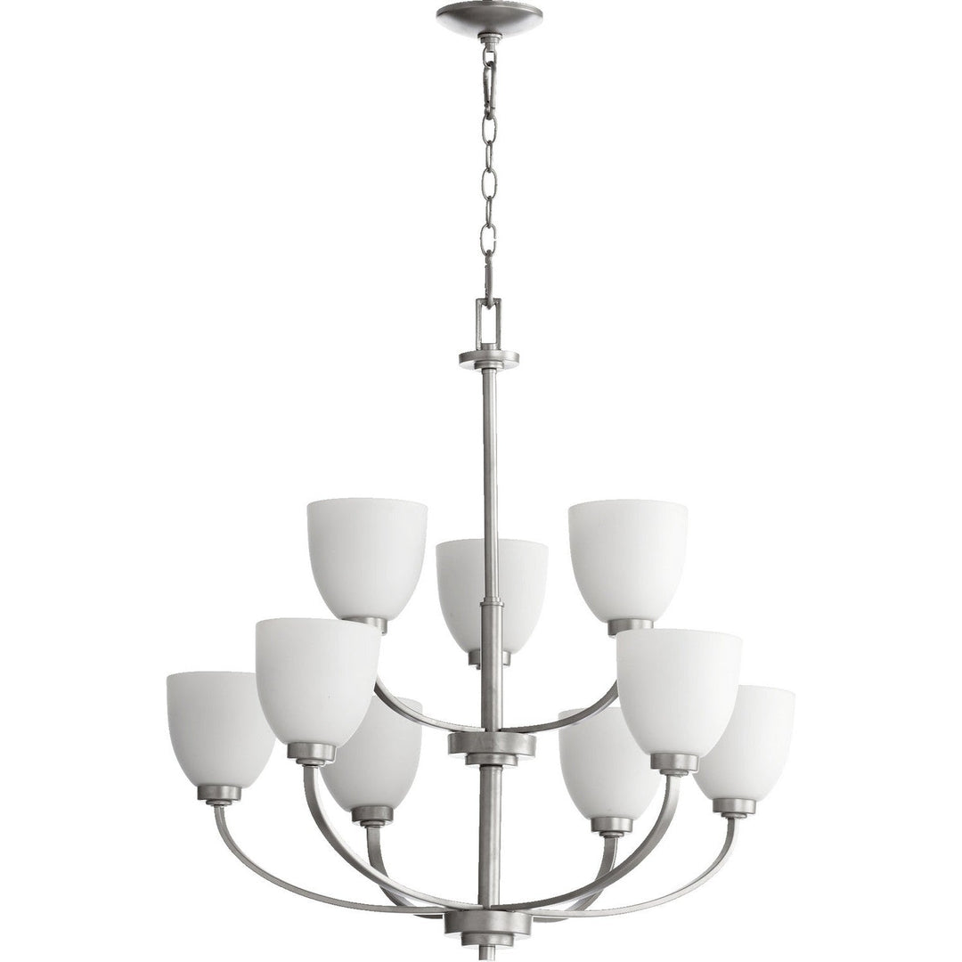 Quorum Reyes 6060-9-64 Chandelier Light - Classic Nickel