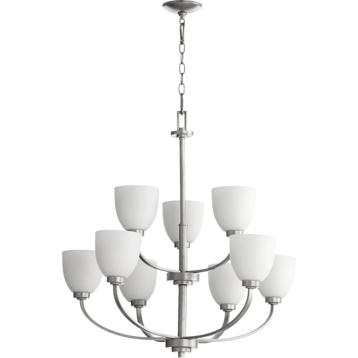 Quorum Reyes 6060-9-64 Chandelier Light - Classic Nickel