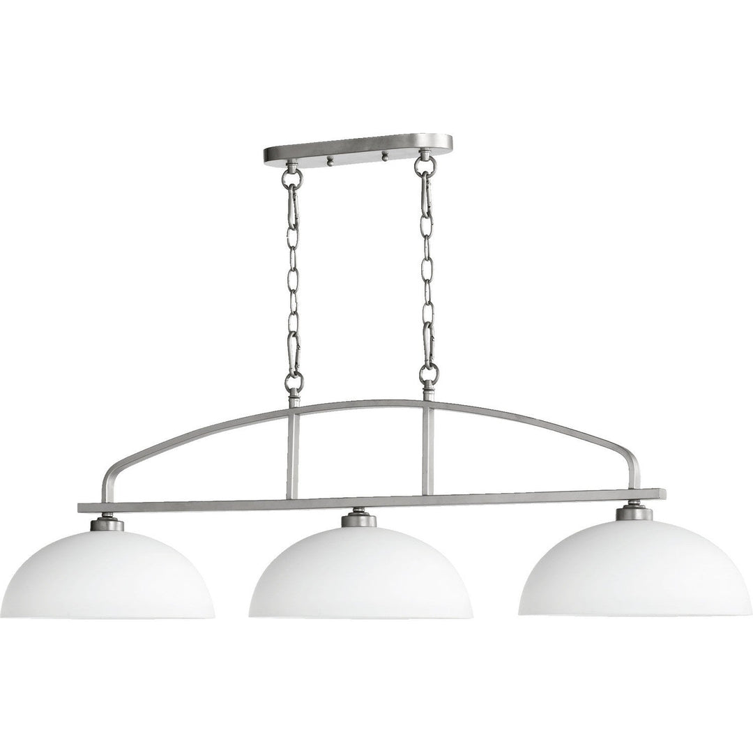 Quorum Reyes 6660-3-64 Pendant Light - Classic Nickel