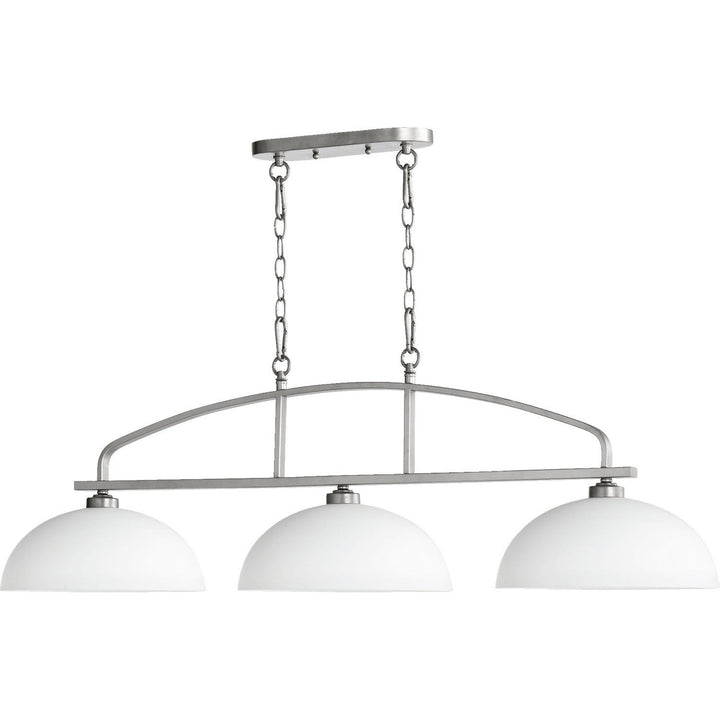 Quorum Reyes 6660-3-64 Pendant Light - Classic Nickel