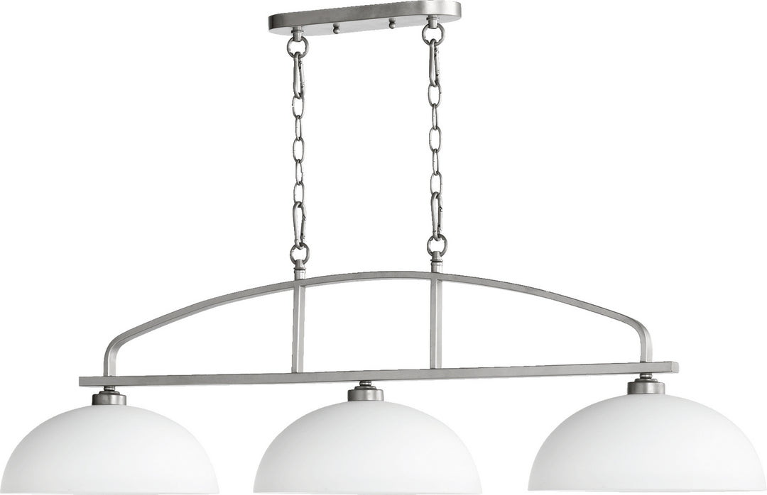 Quorum Reyes 6660-3-64 Pendant Light - Classic Nickel