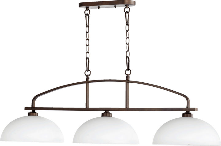 Quorum Reyes 6660-3-86 Pendant Light - Oiled Bronze
