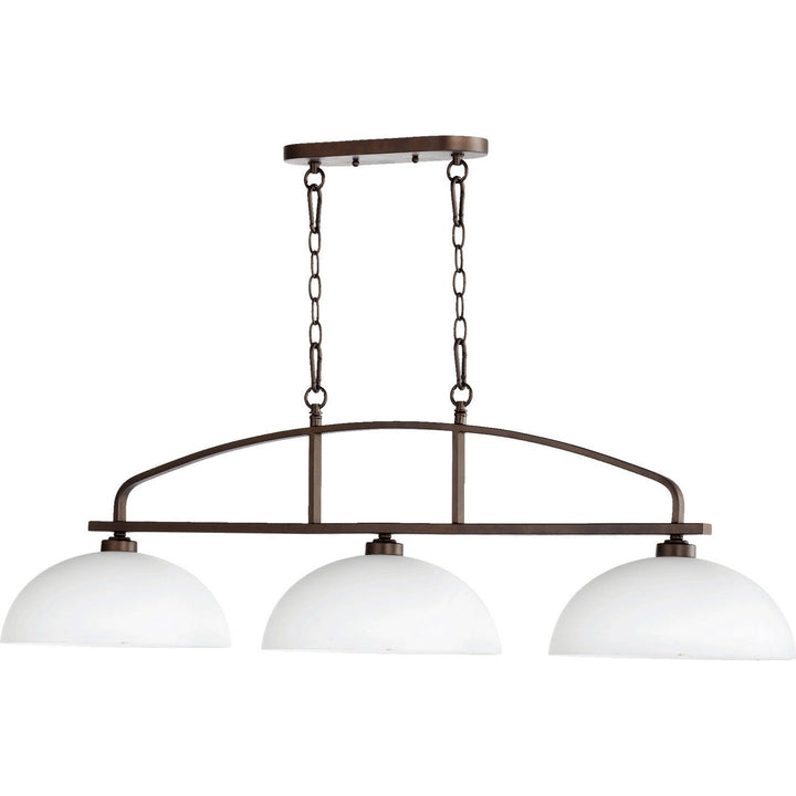 Quorum Reyes 6660-3-86 Pendant Light - Oiled Bronze