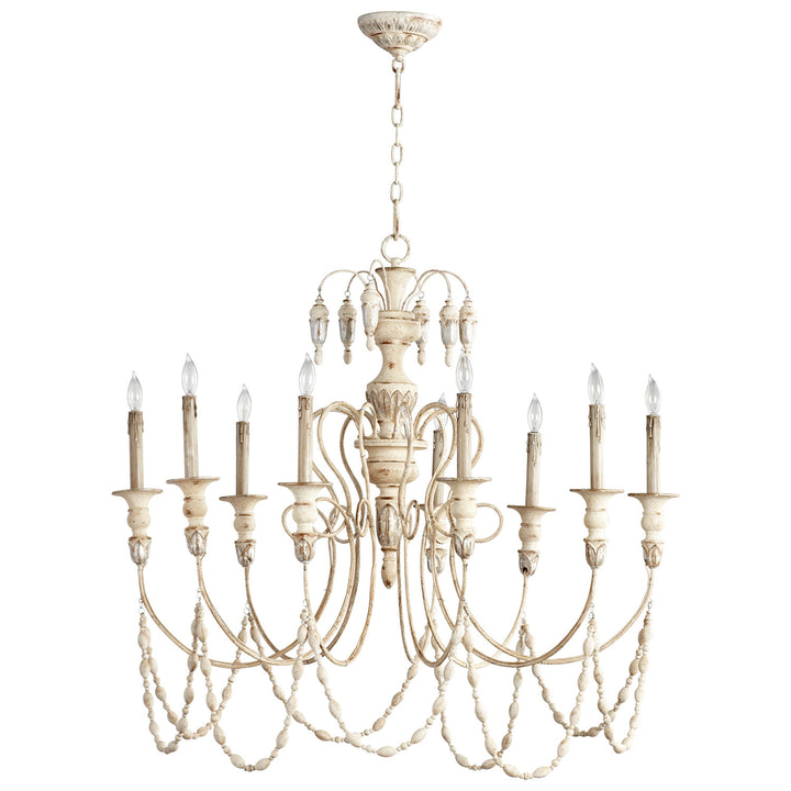 Cyan Design Florine 05784 Chandelier Light - Persian White And Mystic Silver