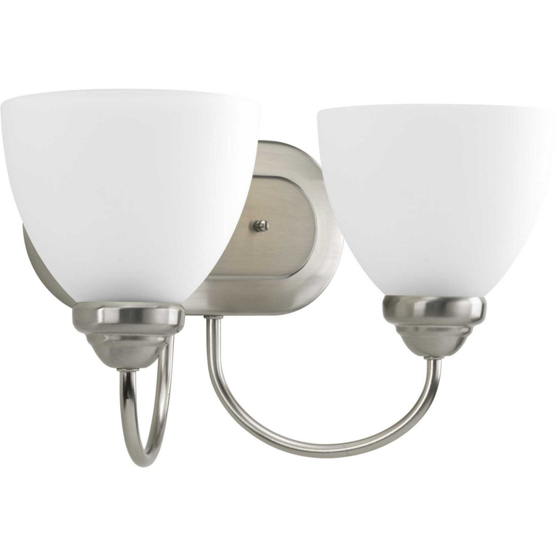 Progress Heart P2915-09 Bath Vanity Light 14 in. wide - Brushed Nickel