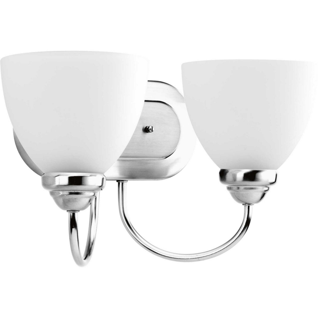 Progress Heart P2915-15 Bath Vanity Light 14 in. wide - Polished Chrome