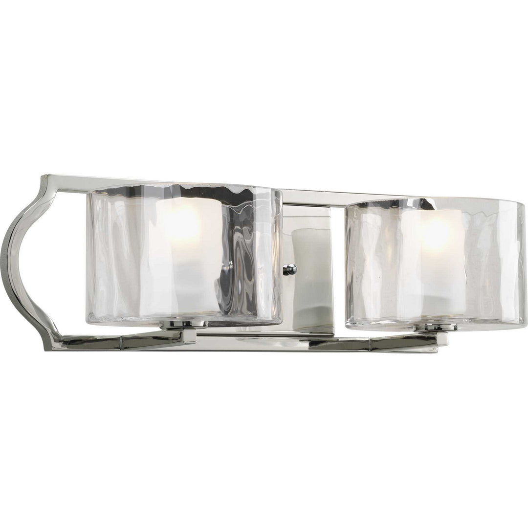 Progress Caress P3076-104WB Bath Vanity Light 19 in. wide - Polished Nickel
