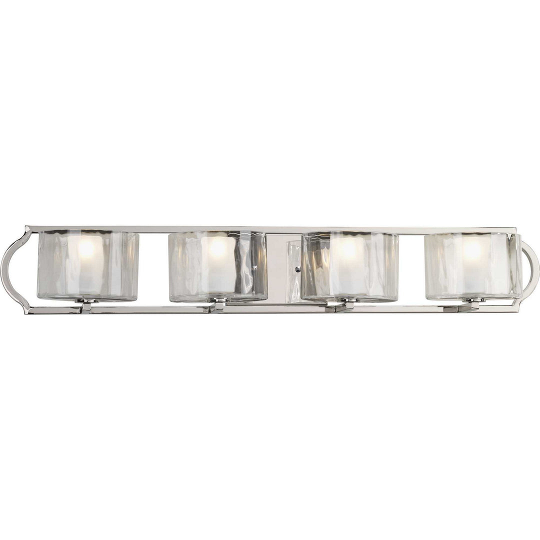 Progress Caress P3078-104WB Bath Vanity Light 35 in. wide - Polished Nickel