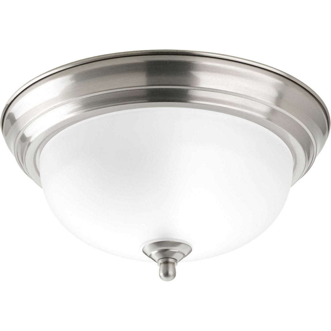 Progress Dome Glass - Etched P3924-09ET Ceiling Light - Brushed Nickel