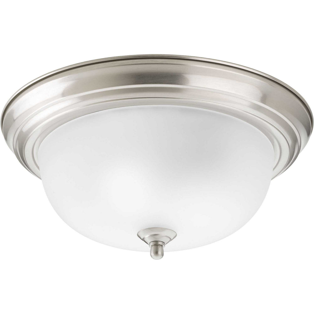 Progress Dome Glass - Etched P3925-09ET Ceiling Light - Brushed Nickel