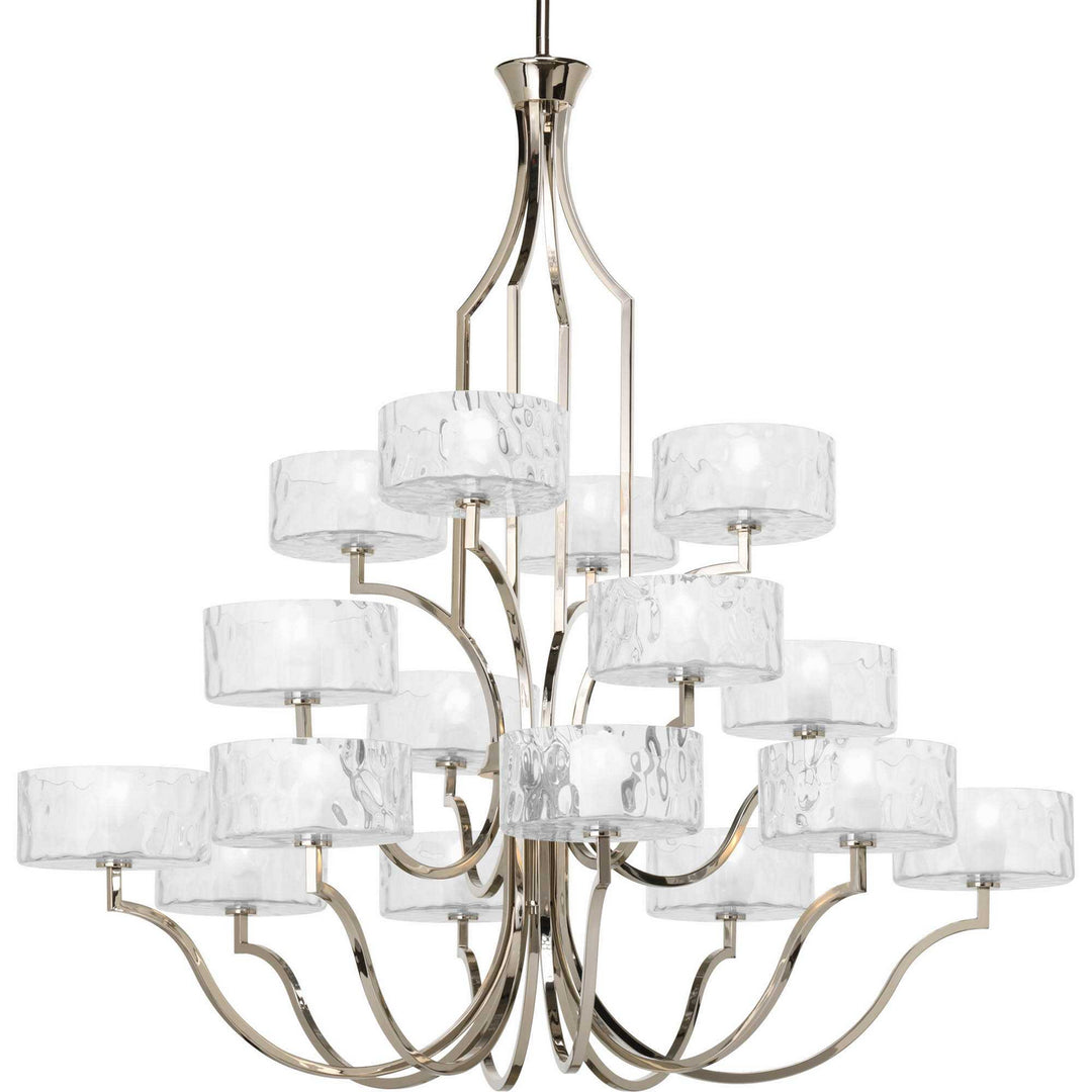 Progress Caress P4685-104WB Chandelier Light - Polished Nickel