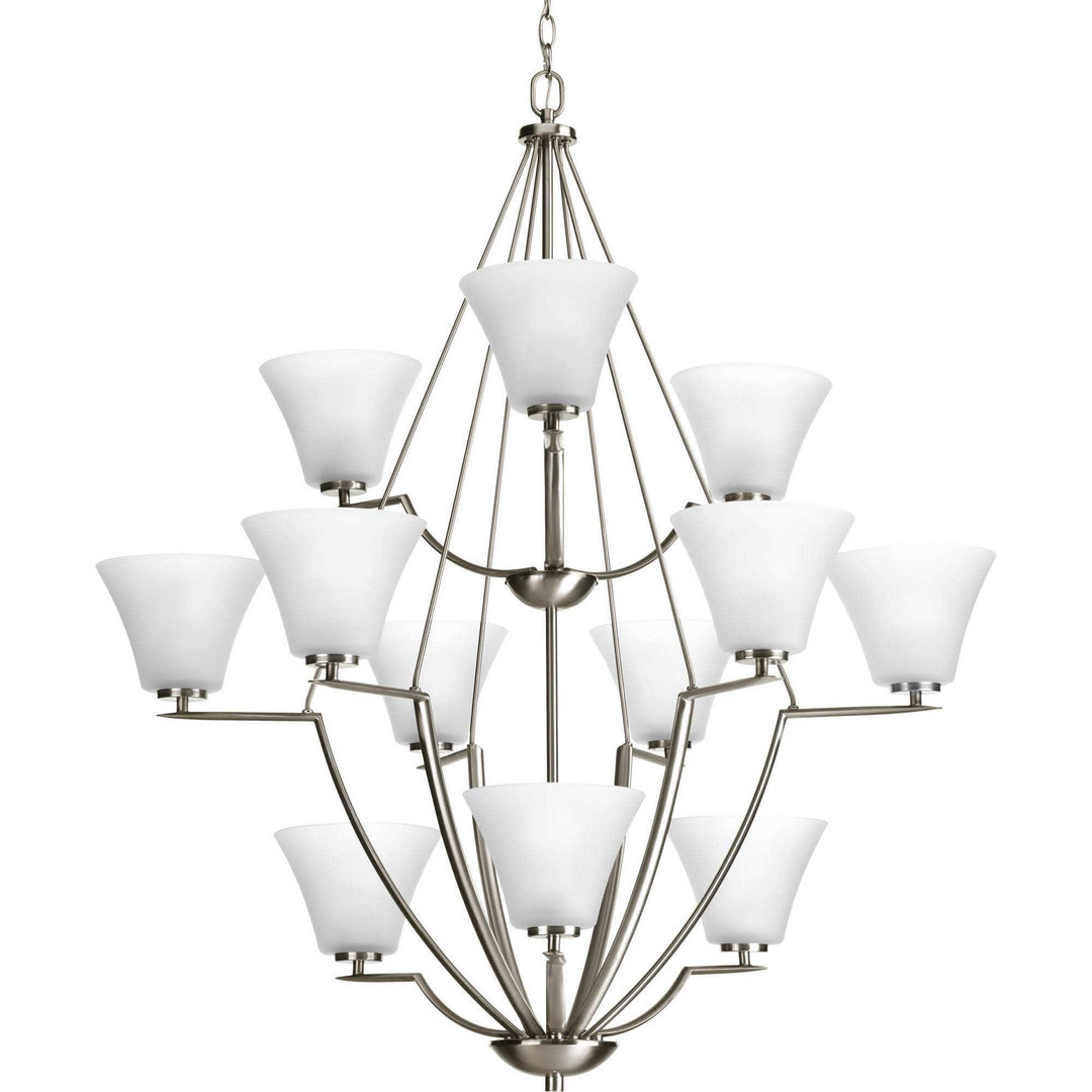 Progress Bravo P4687-09 Chandelier Light - Brushed Nickel