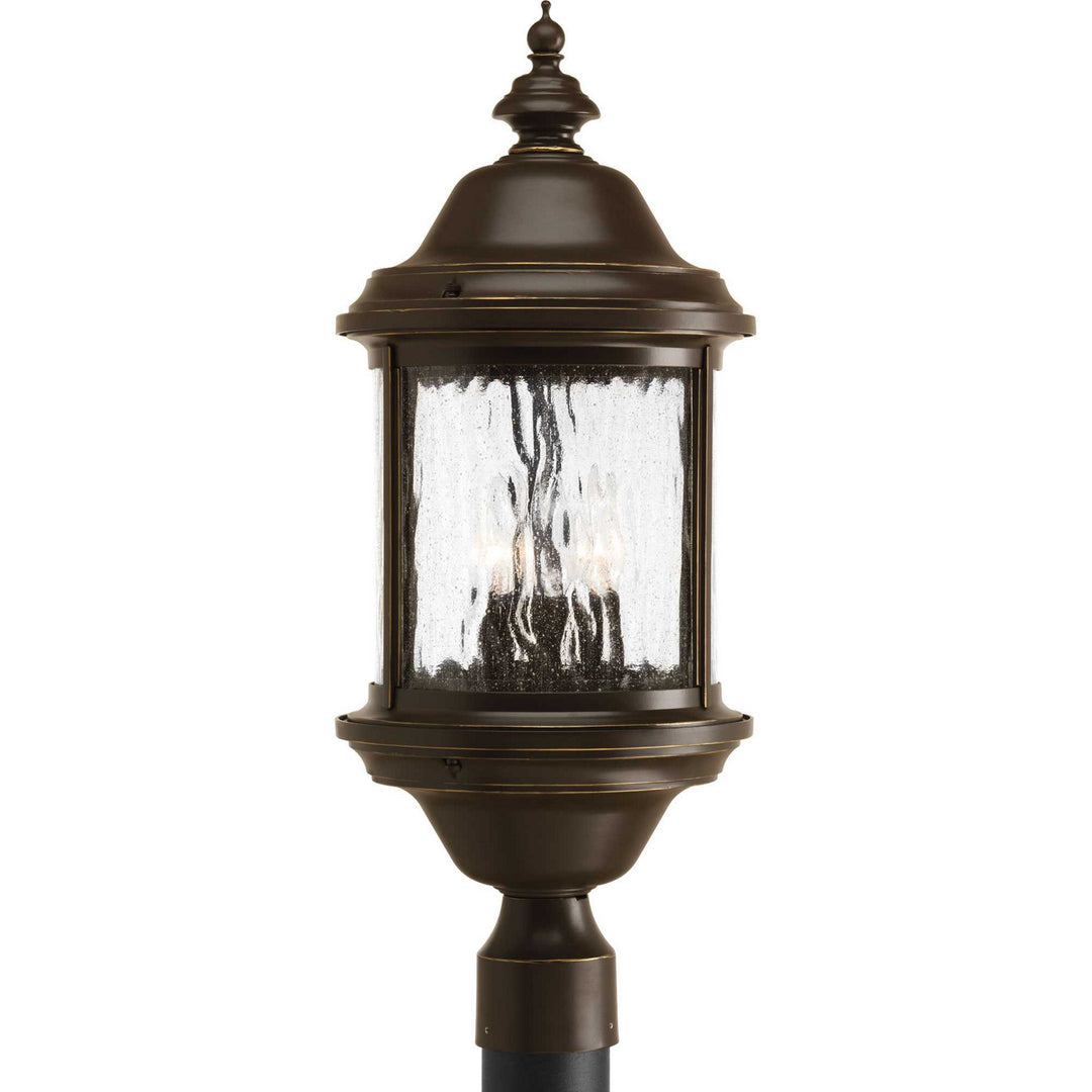 Progress Lighting P5450-20 Ashmore Three Light Post Lantern Outdoor Bronze / Dark